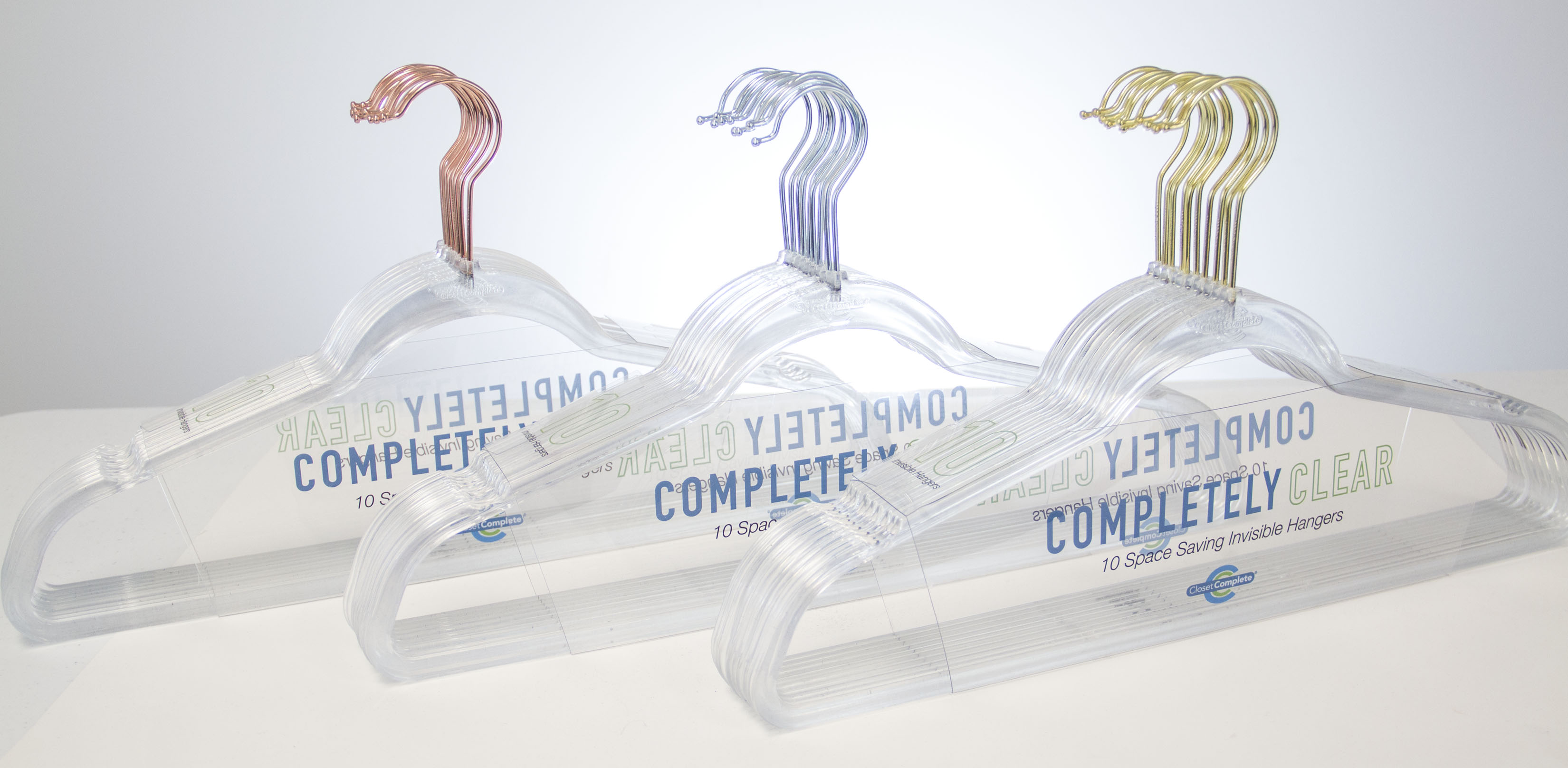 Completely Clear Acrylic Hangers  Space Saving Invisible Hangers